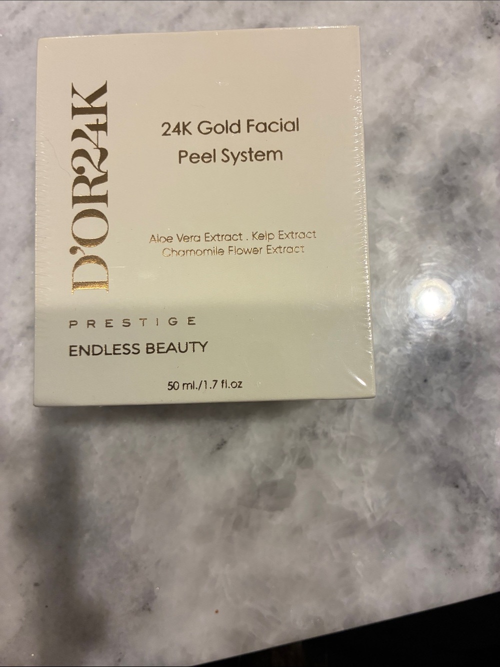 D'Or Skincare 24K Gold Facial Peel System - cream & gold